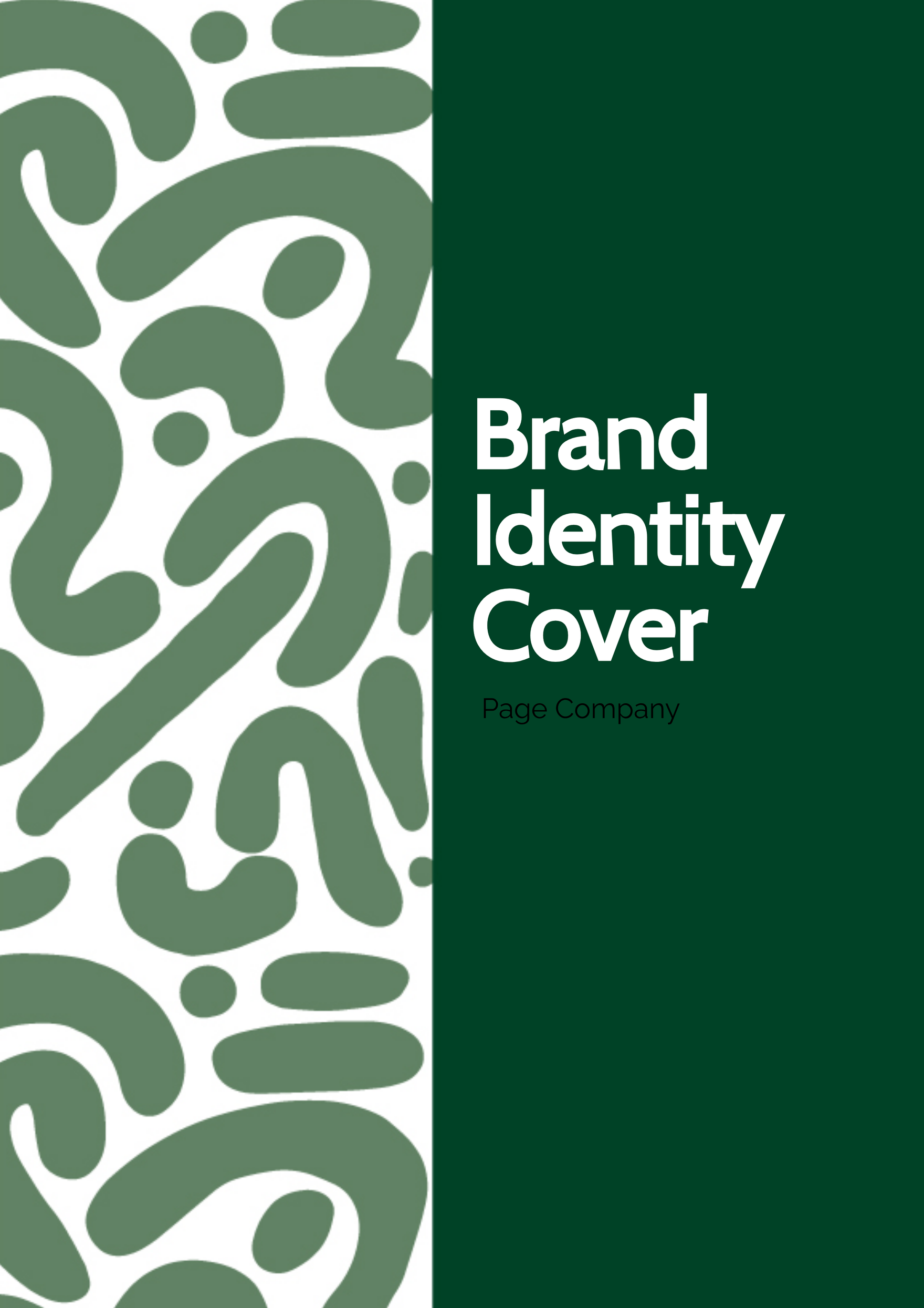 Brand Identity Cover Page Company