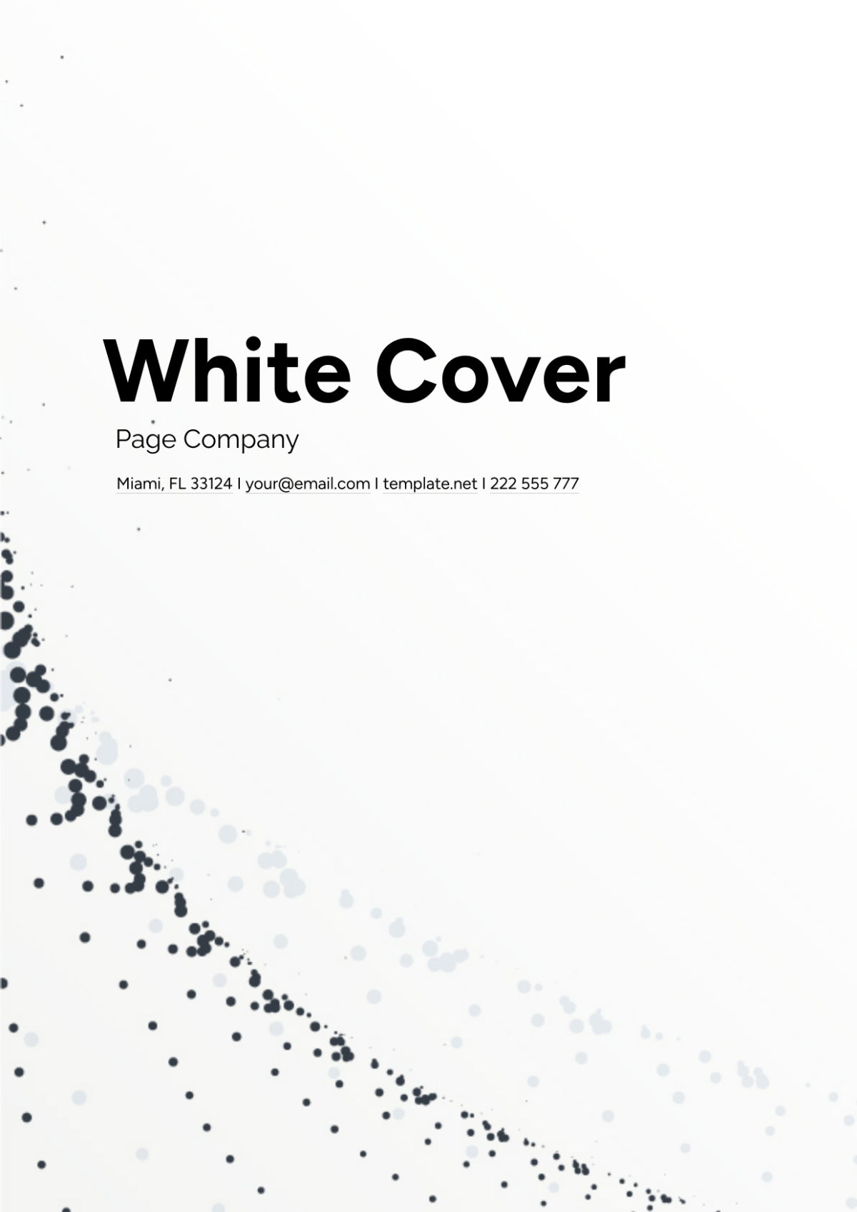 White Cover Page Company