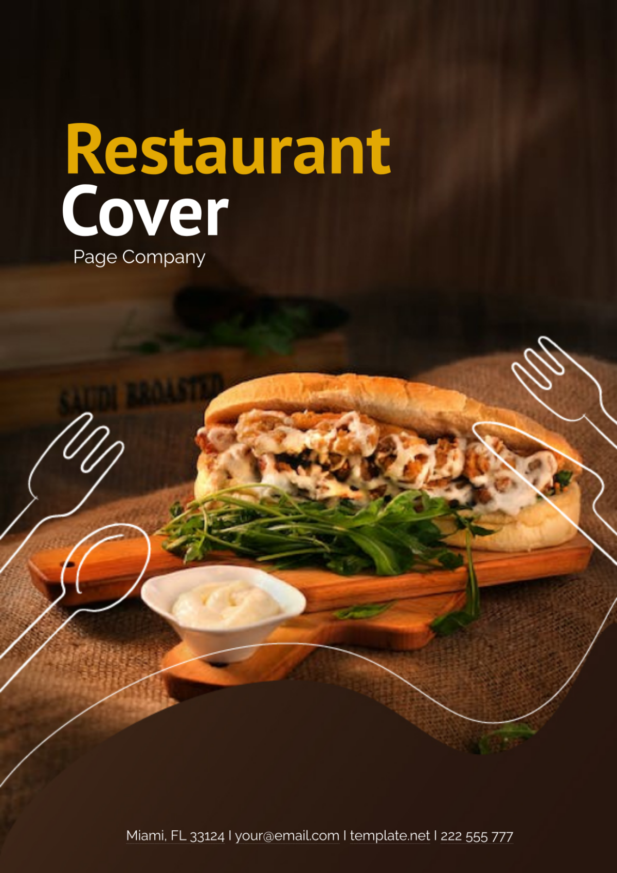 Restaurant Cover Page Company