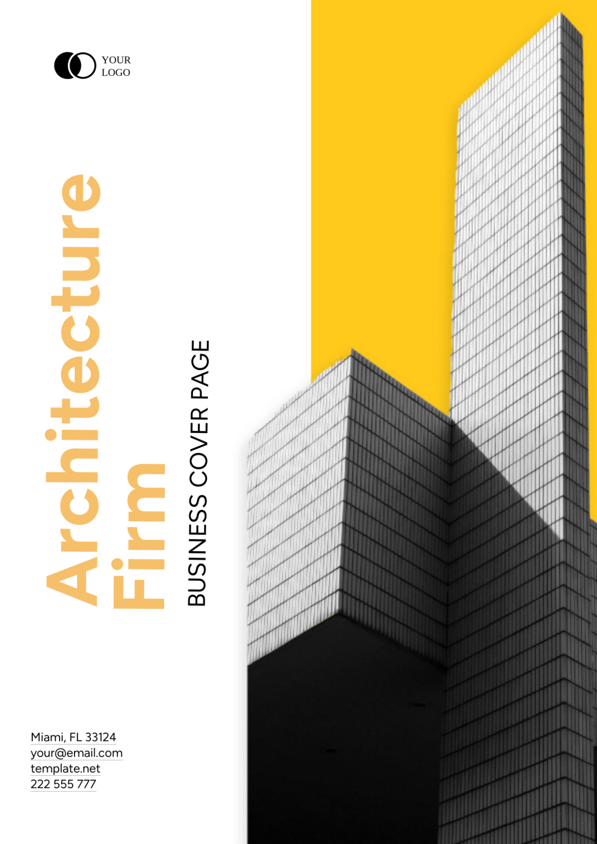 Architecture Firm Business Cover Page
