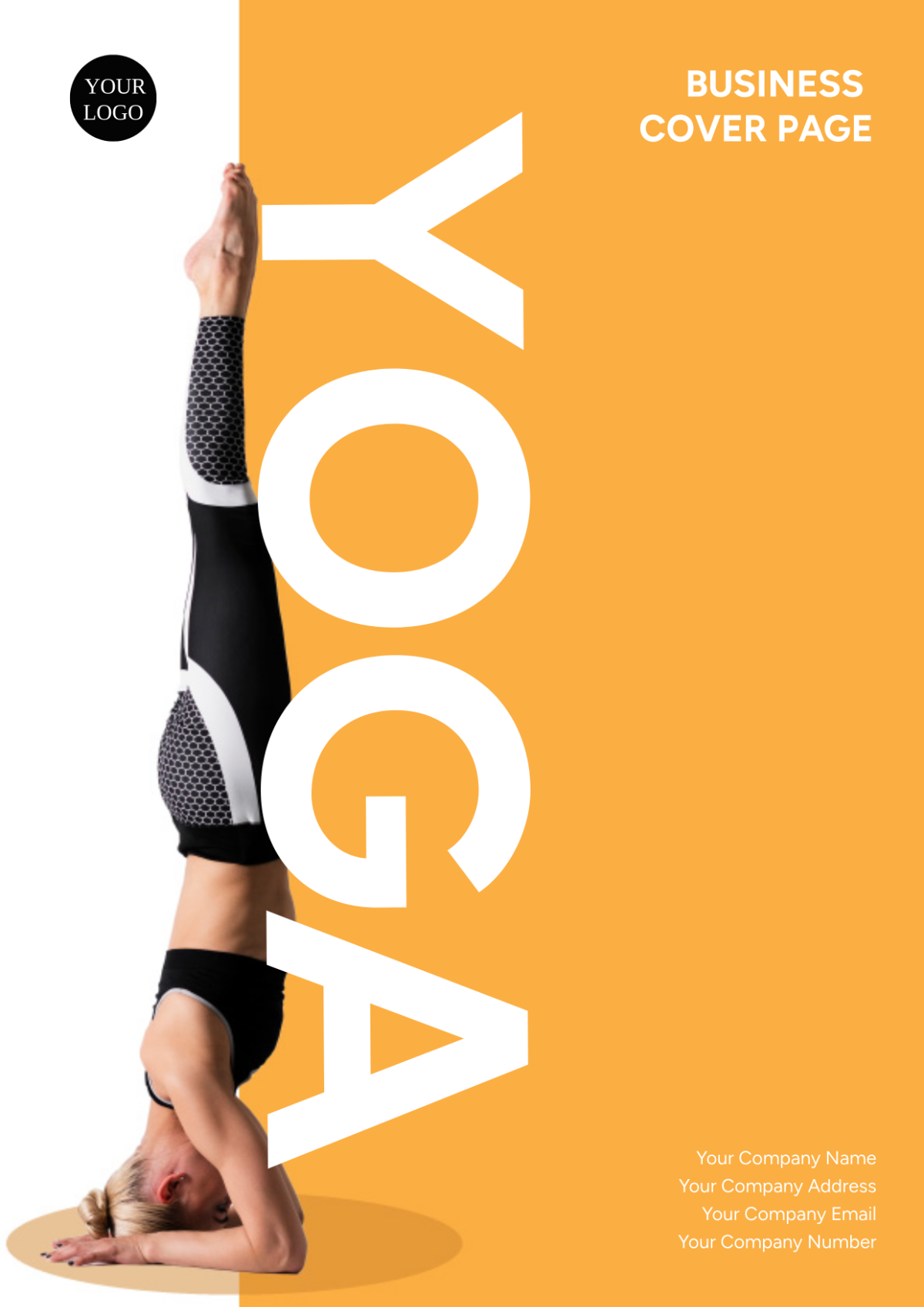 Yoga Studio Business Cover Page