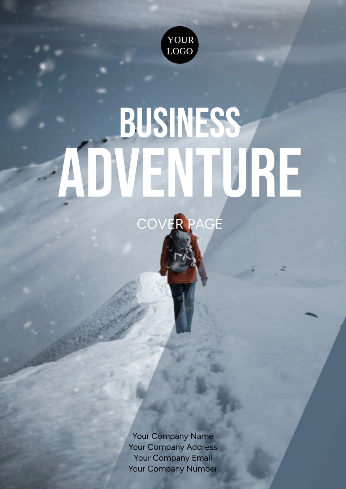 Adventure Tours Business Cover Page