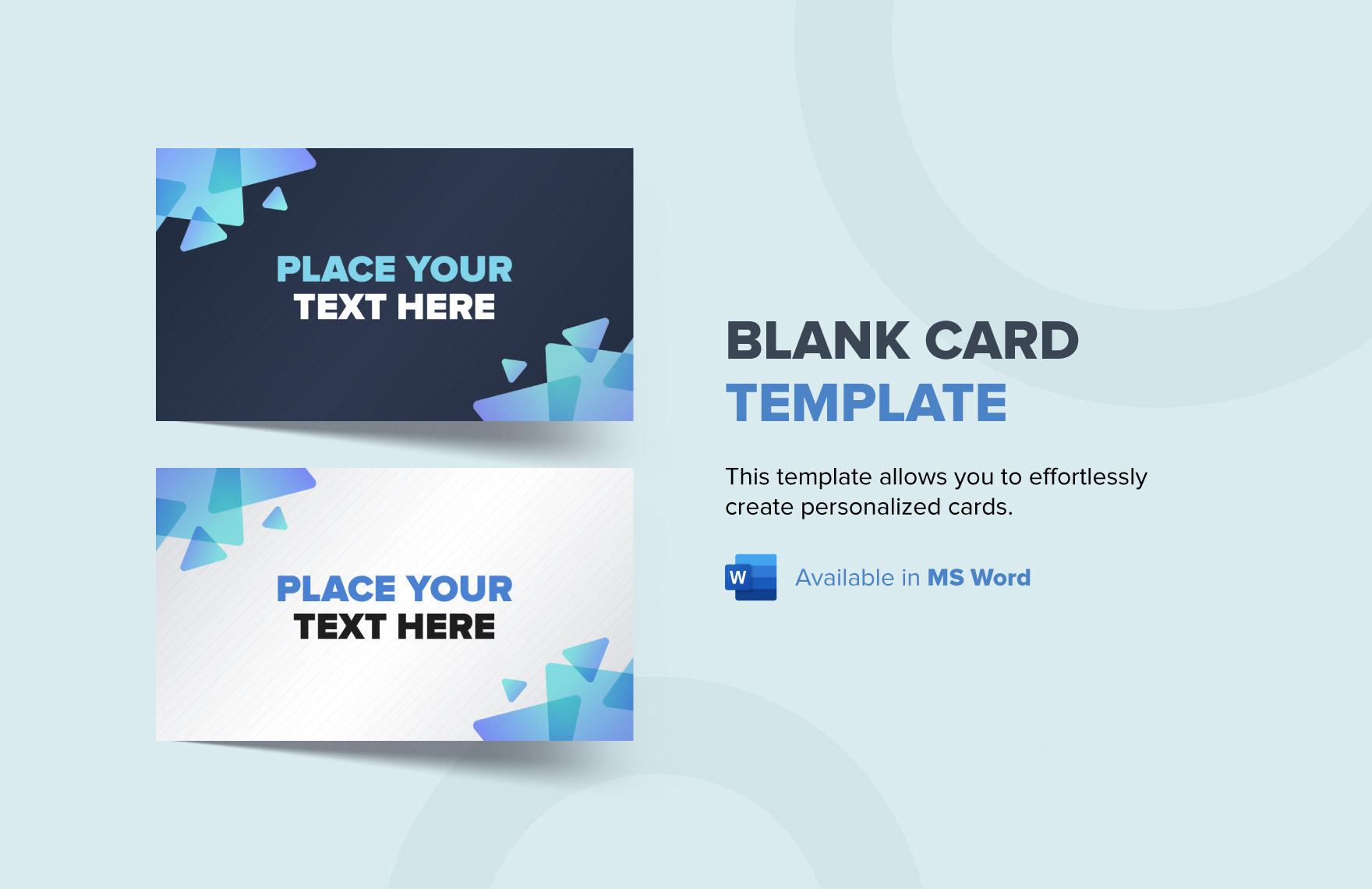 Blank Card Template