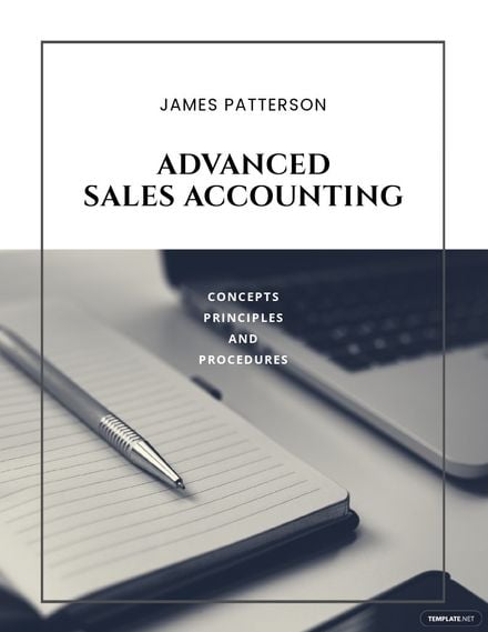 Accounting Book Cover Template in Illustrator, Word, Apple Pages Intended For Cover Pages For Word Templates