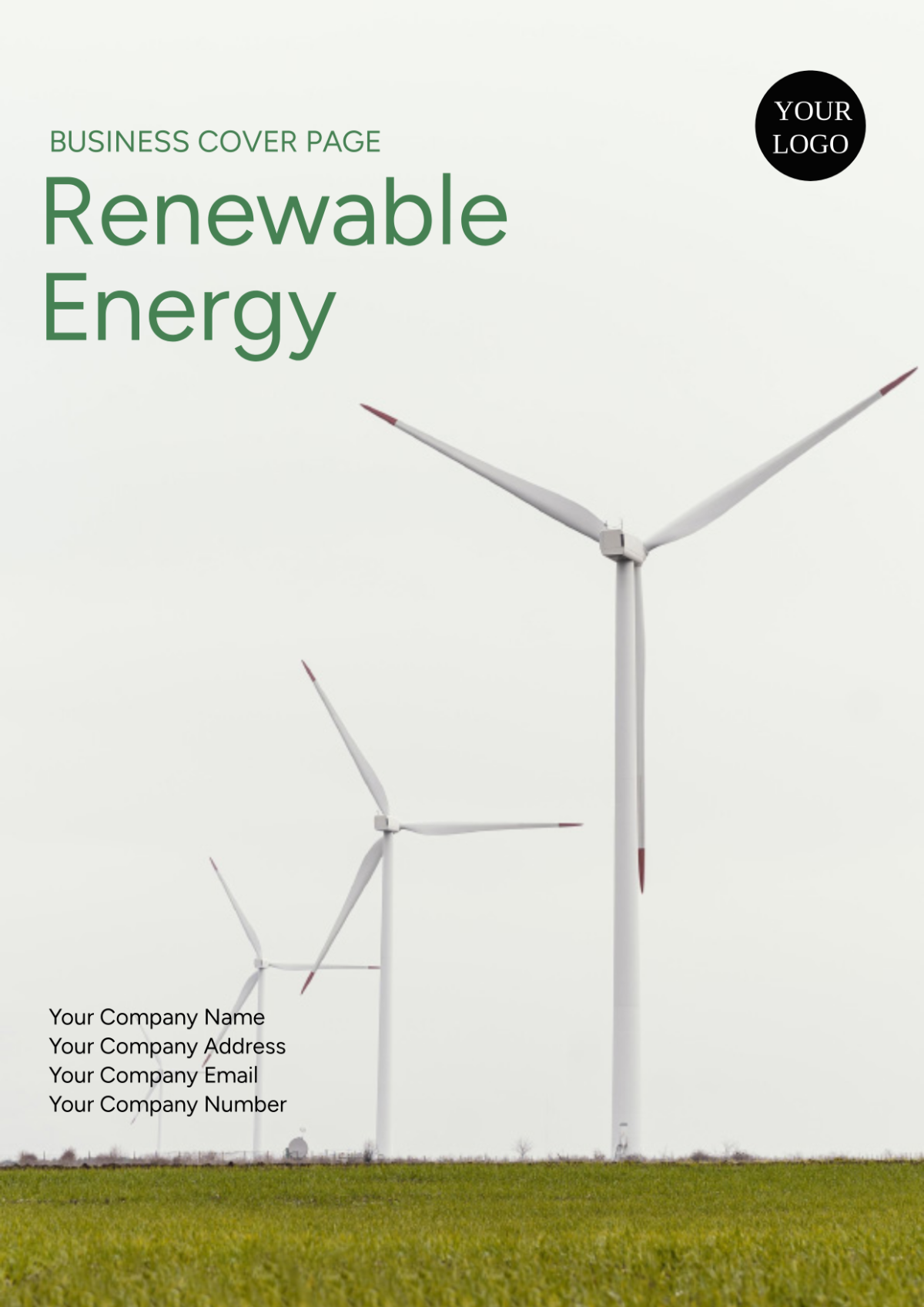Renewable Energy Business Cover Page
