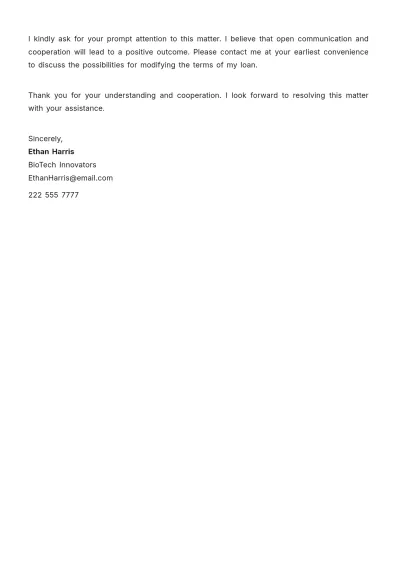 Free Payday Loan Creditor Letter Template to Edit Online