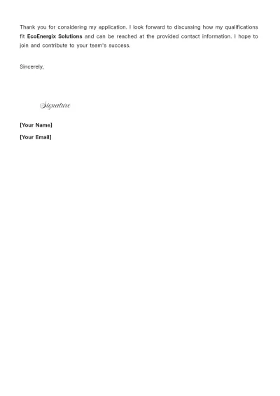 Free Employment Letter of Interest Template to Edit Online