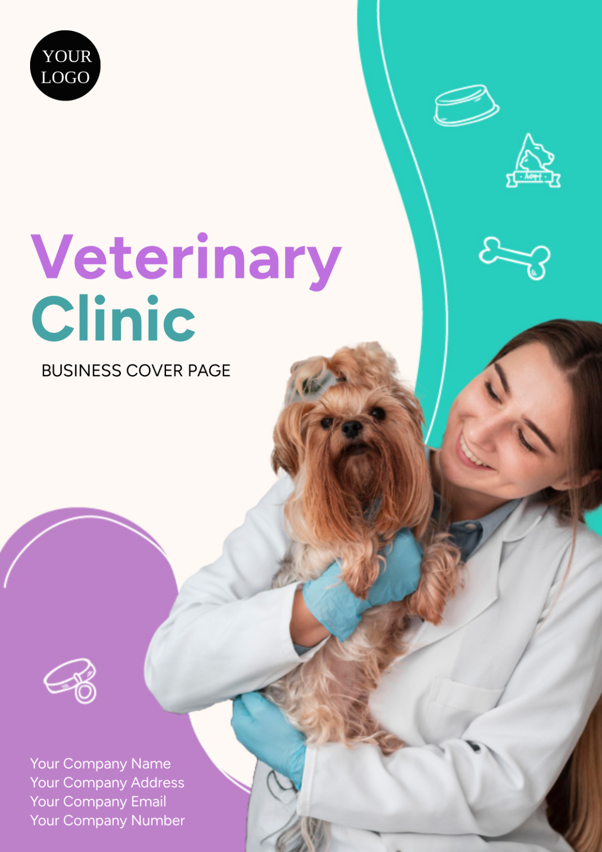 Veterinary Clinic Business Cover Page