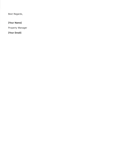 Free Professional Rent Increase Letter Template to Edit Online