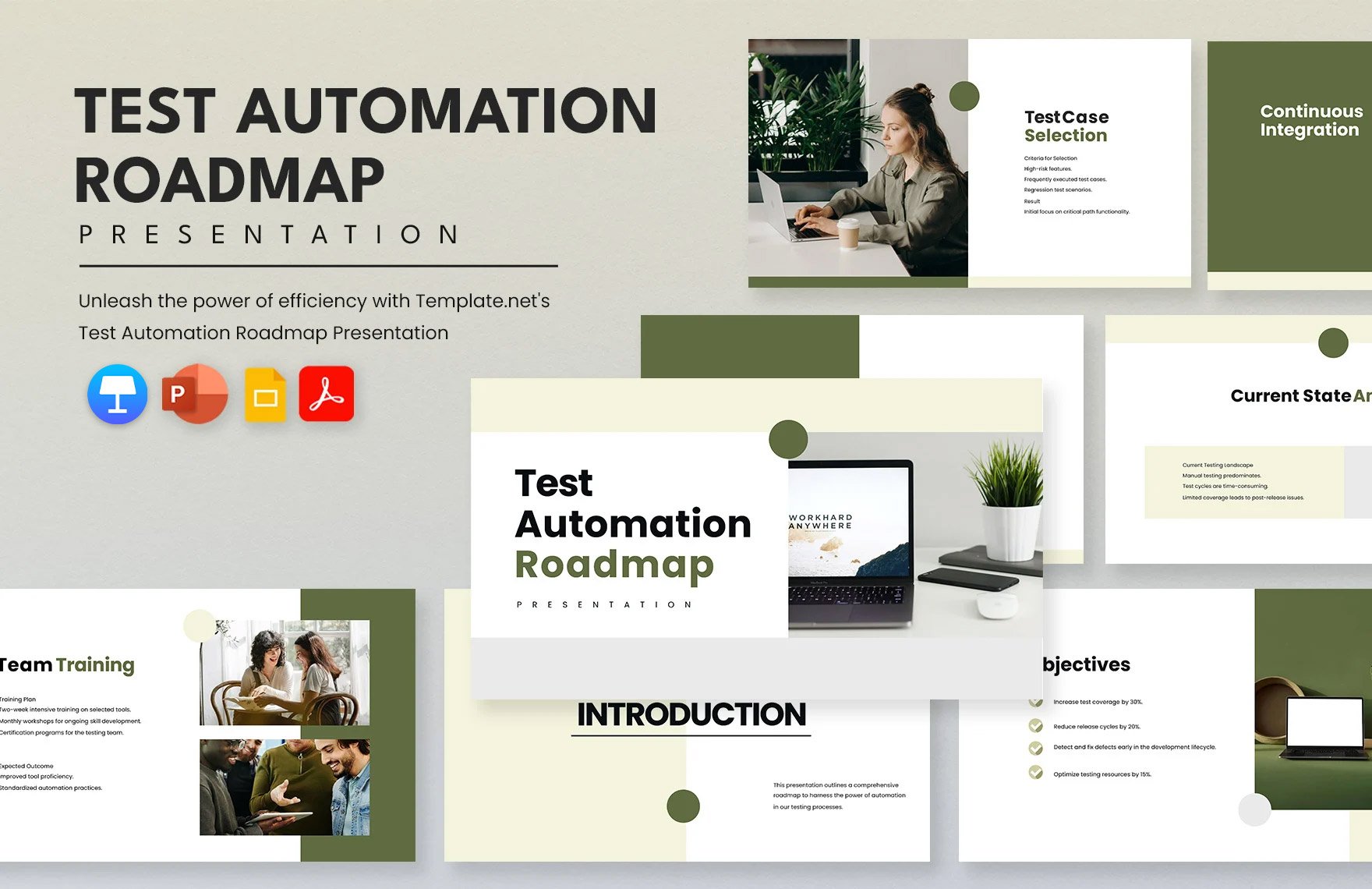 Test Automation Roadmap Template