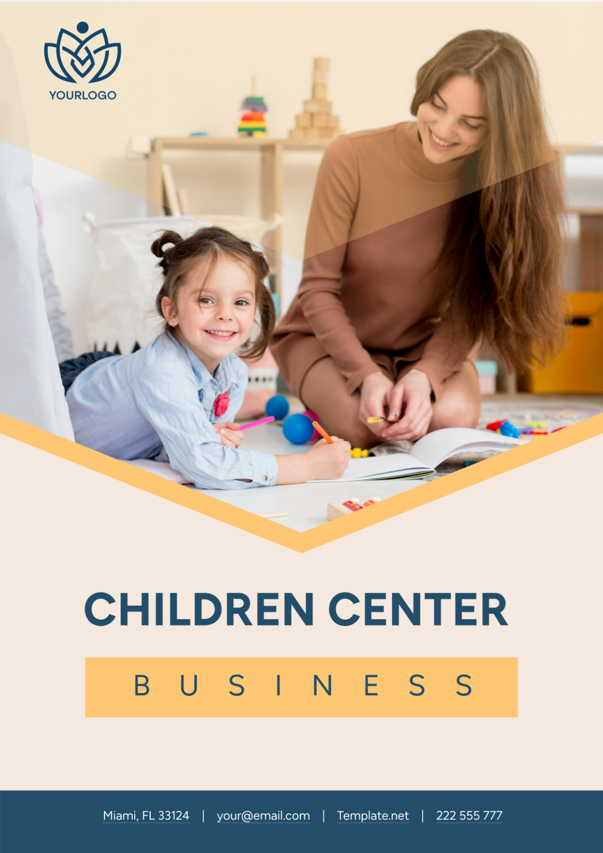 Childcare Center Business Cover Page