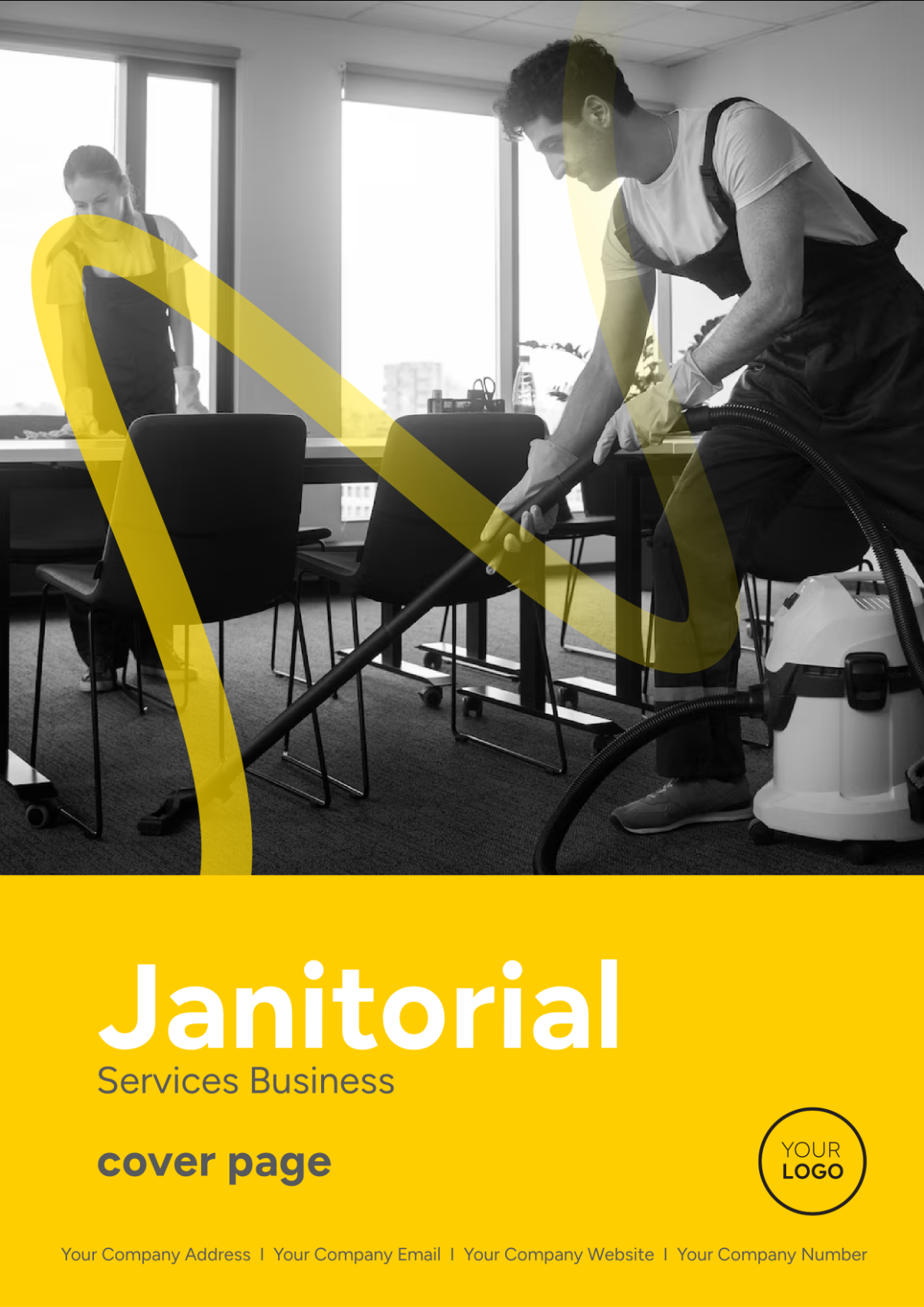 Janitorial Services Business Cover Page