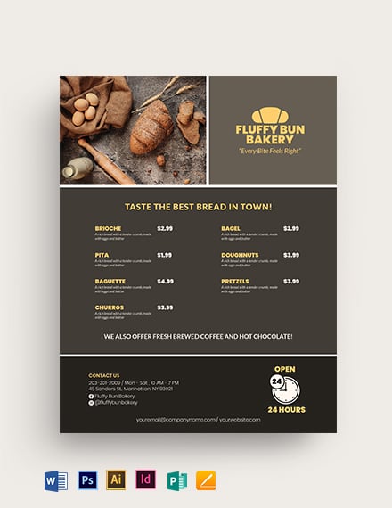 food-menu-bakery-flyer-template