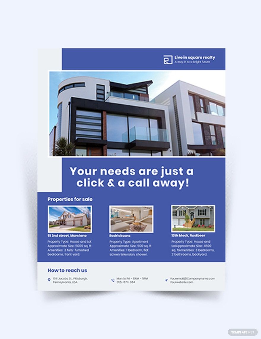New Home Agent/ Agency Flyer Template