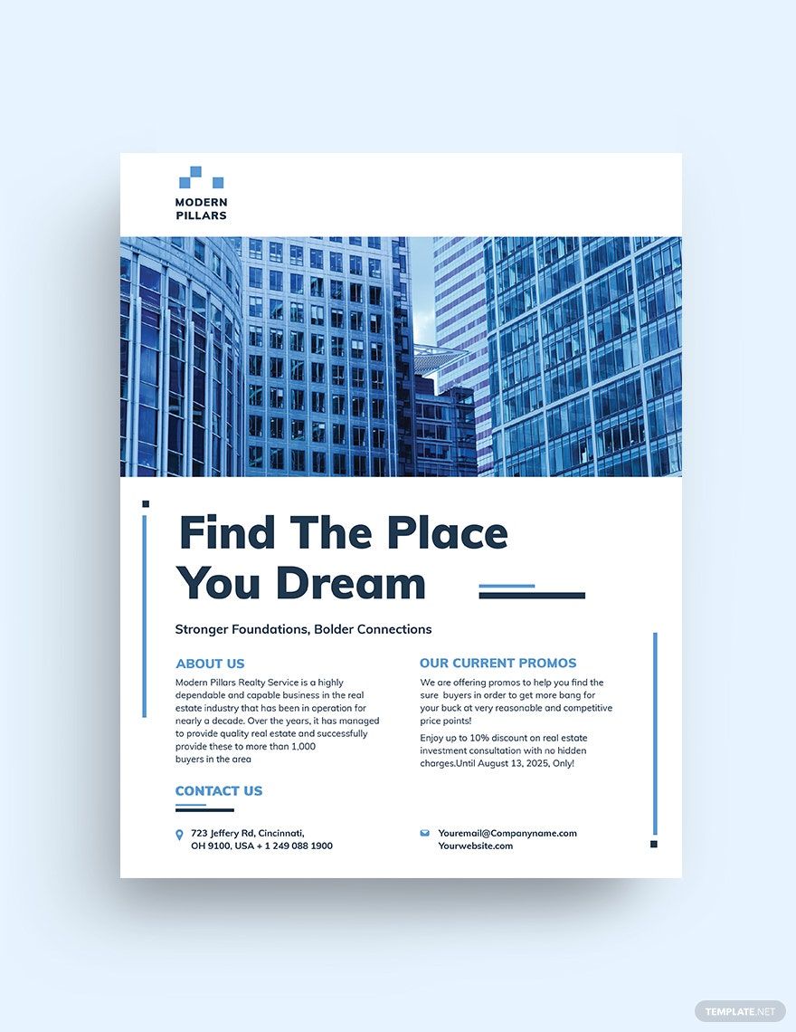 Real Estate Investment Company Flyer Template
