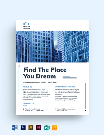 Download 10 Real Estate Investment Flyer Templates Word Doc Psd Indesign Apple Pages Publisher Illustrator Template Net