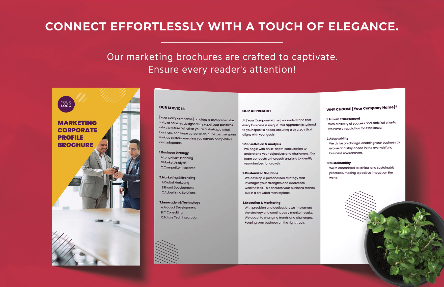 Marketing Corporate Profile Brochure Template