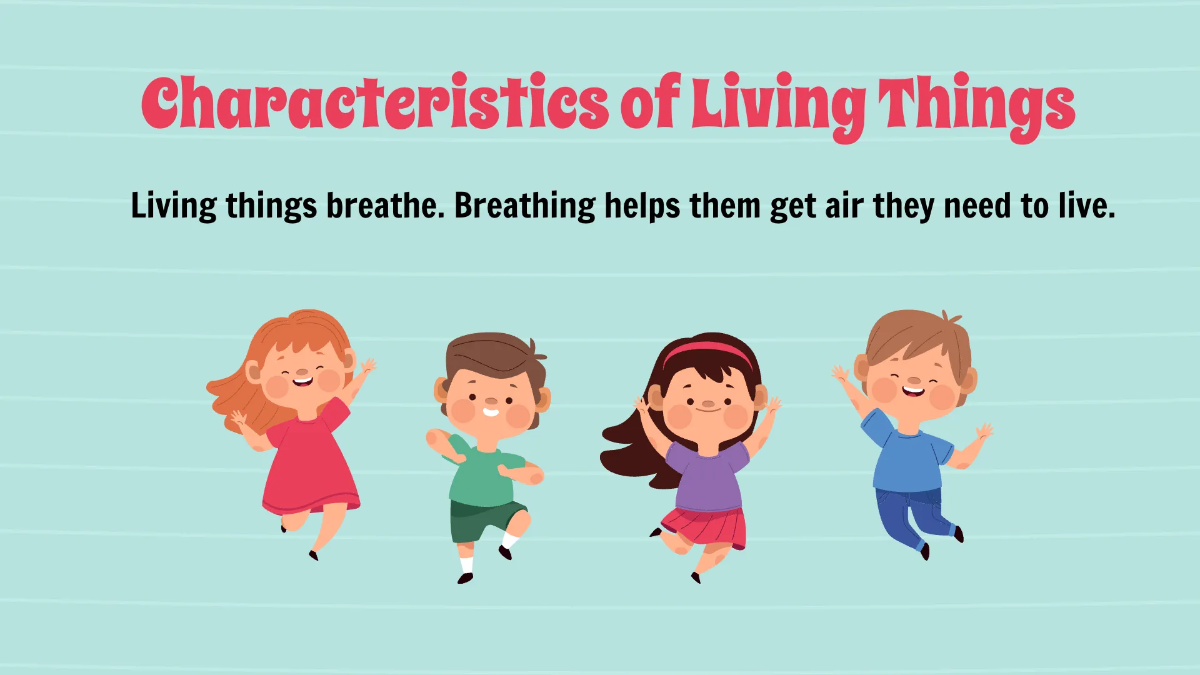 Free Living and Non-living Things Template to Edit Online