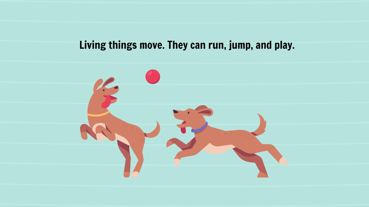 Free Living and Non-living Things Template to Edit Online