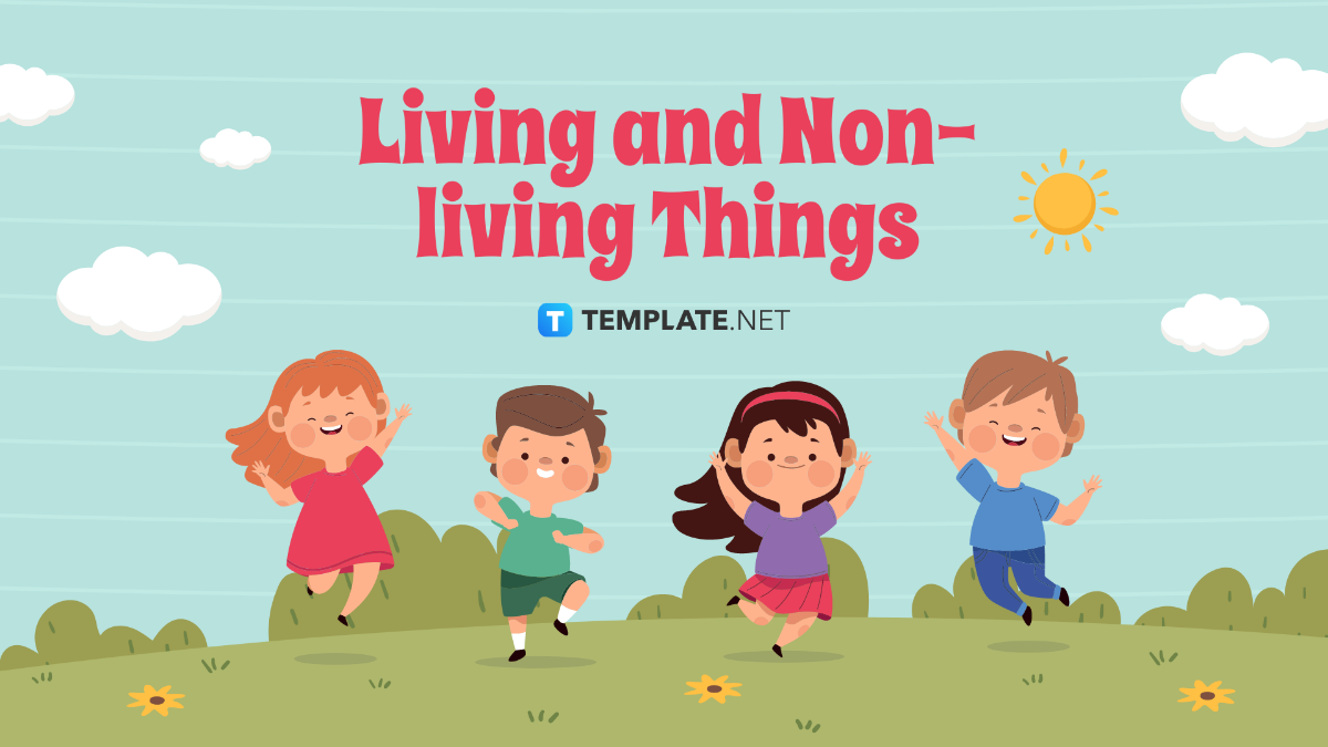 Living and Non-living Things Template