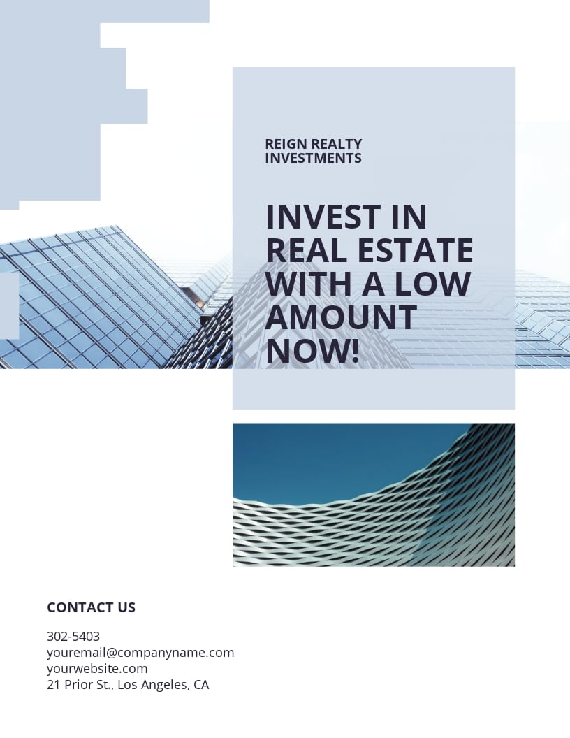 best real investor estate flyers design