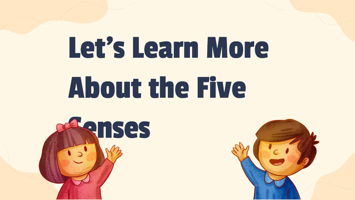 Free The Five Senses Template to Edit Online