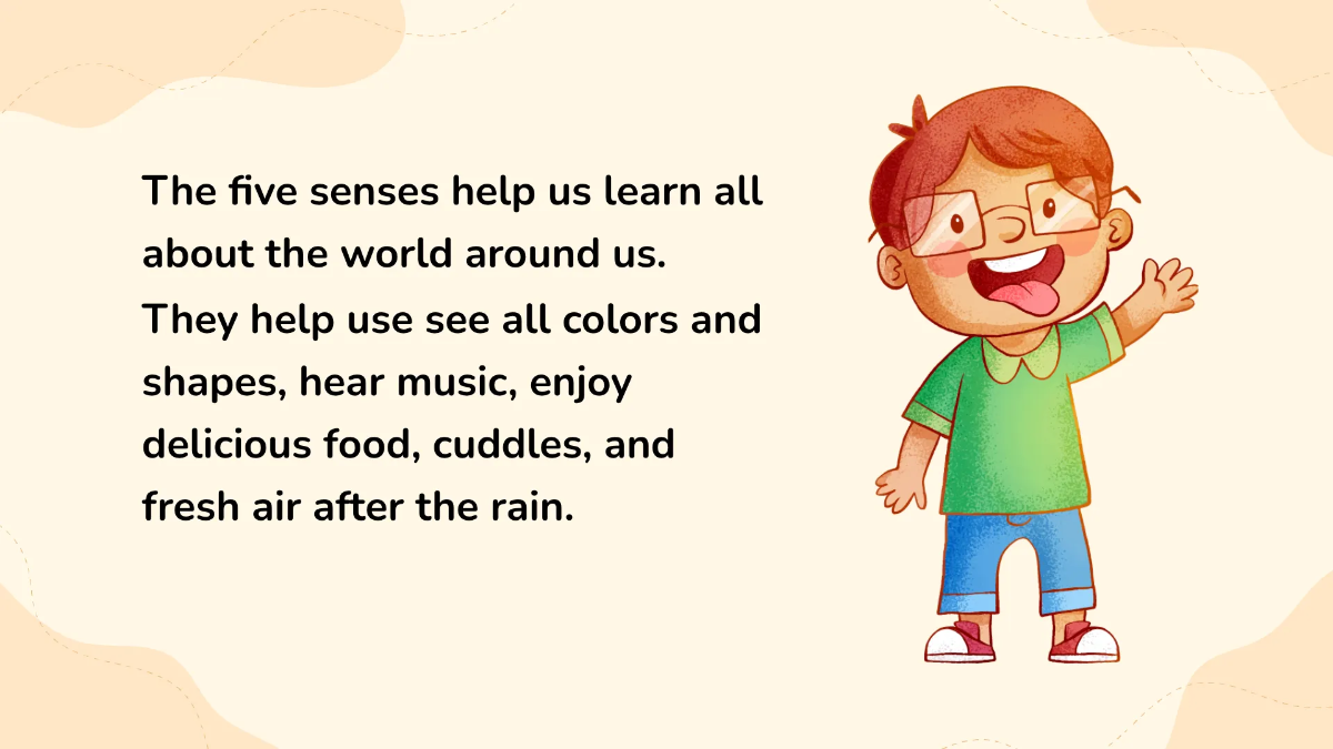 Free The Five Senses Template to Edit Online