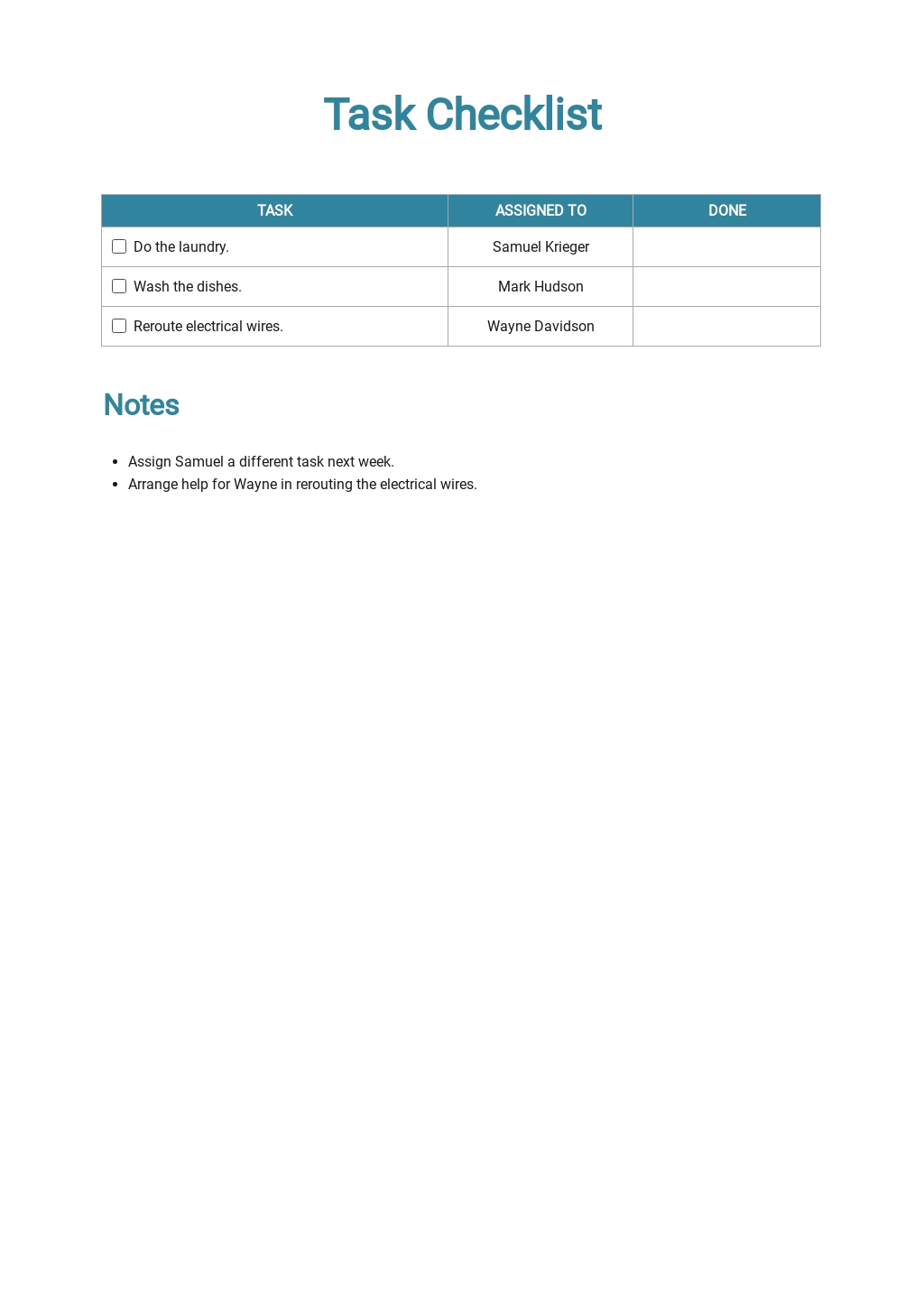 548+ FREE Checklist Templates [Edit & Download] | Template.net