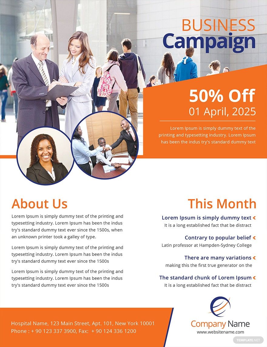 Free Multipurpose Campaign Flyer Template
