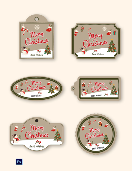 32+ Christmas Label Templates - Free PSD, EPS, AI, Vector Format Download!