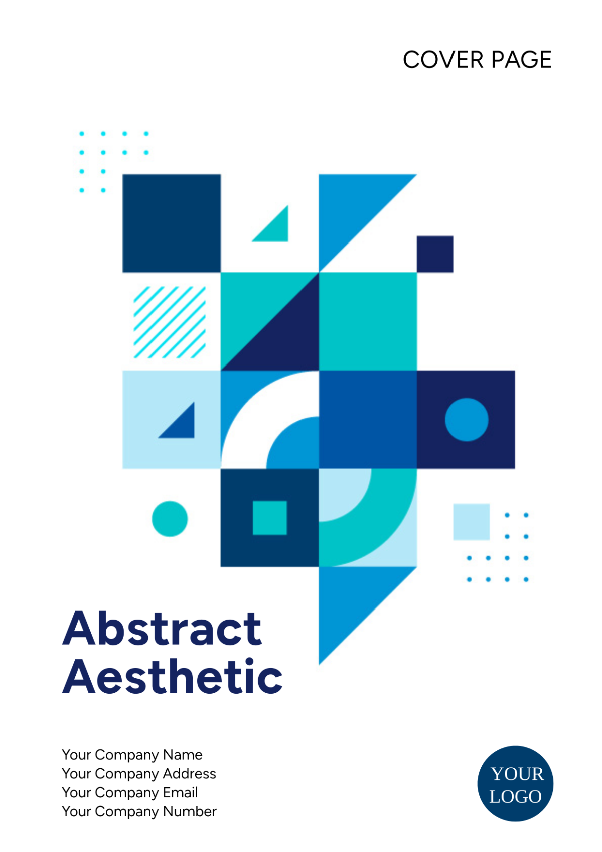 Abstract Aesthetic Cover Page