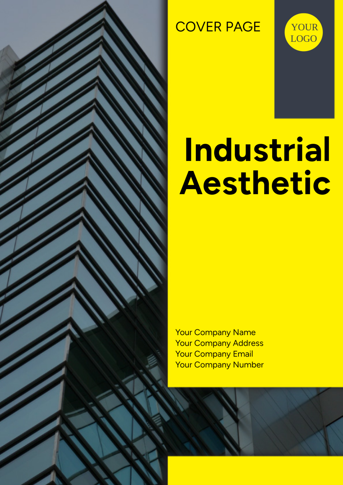Industrial Aesthetic Cover Page