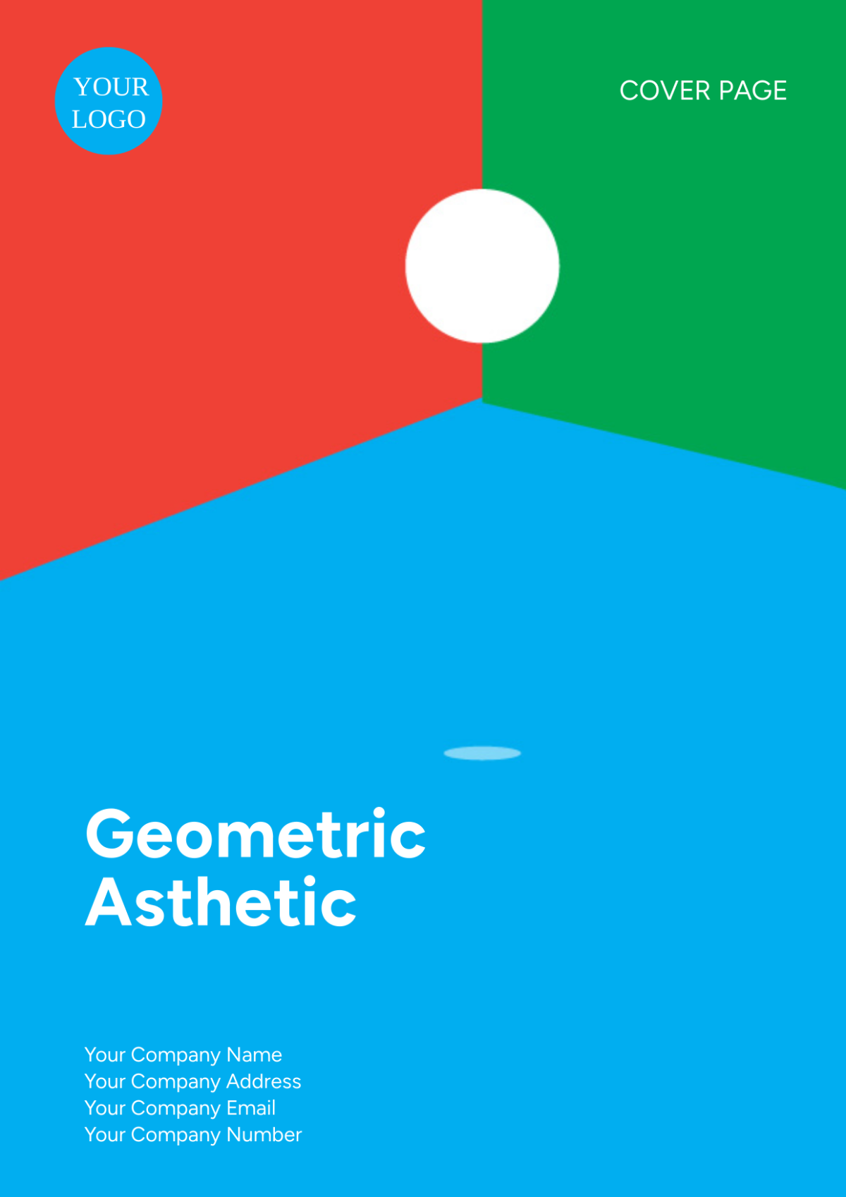 Geometric Abstract Aesthetic Cover Page