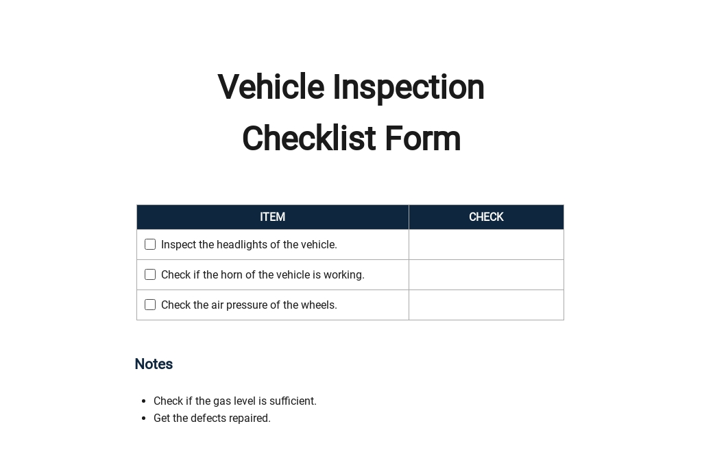 26 Inspection Checklist Templates Free Downloads 0029