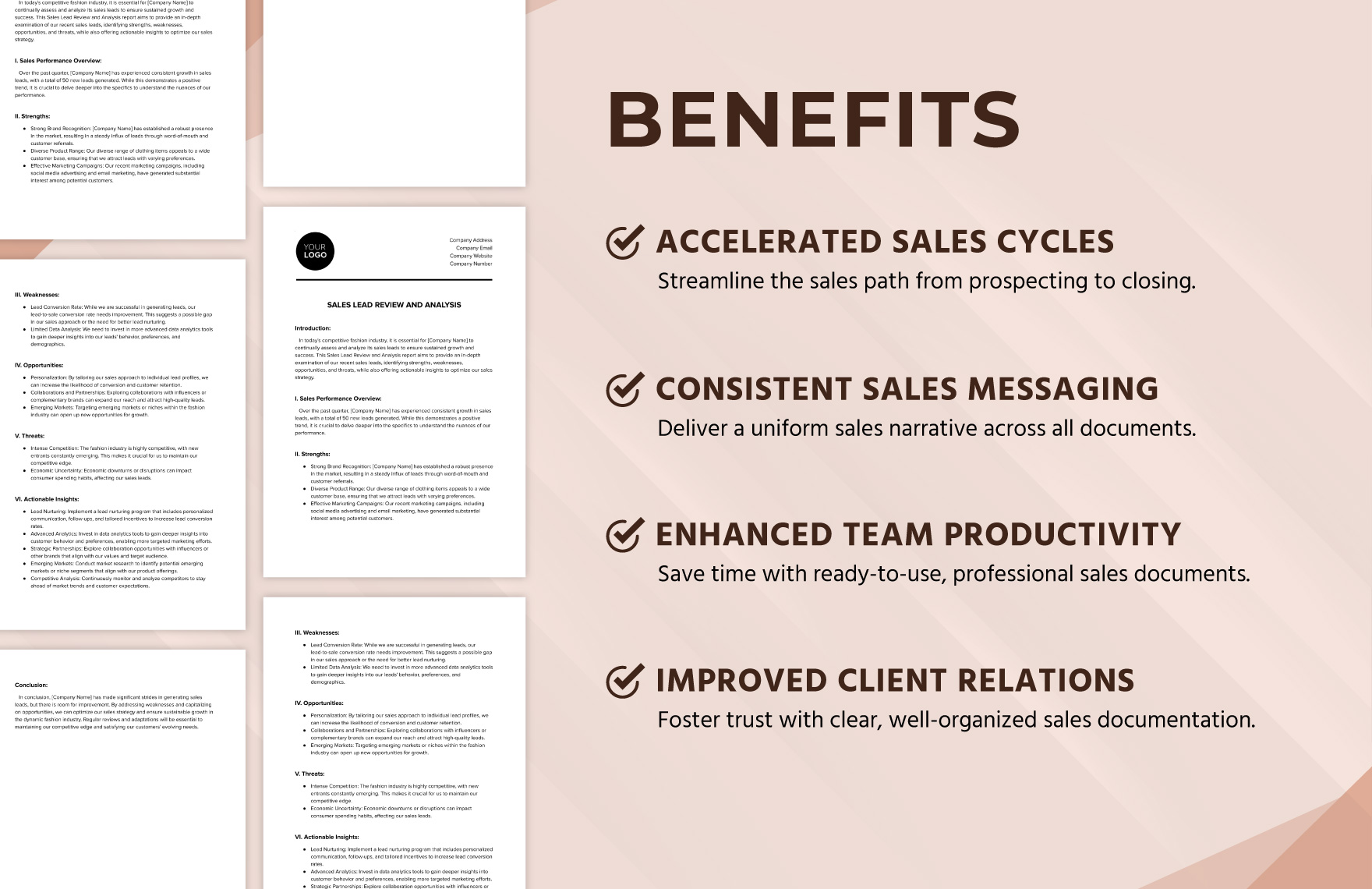 Sales Lead Review and Analysis Template