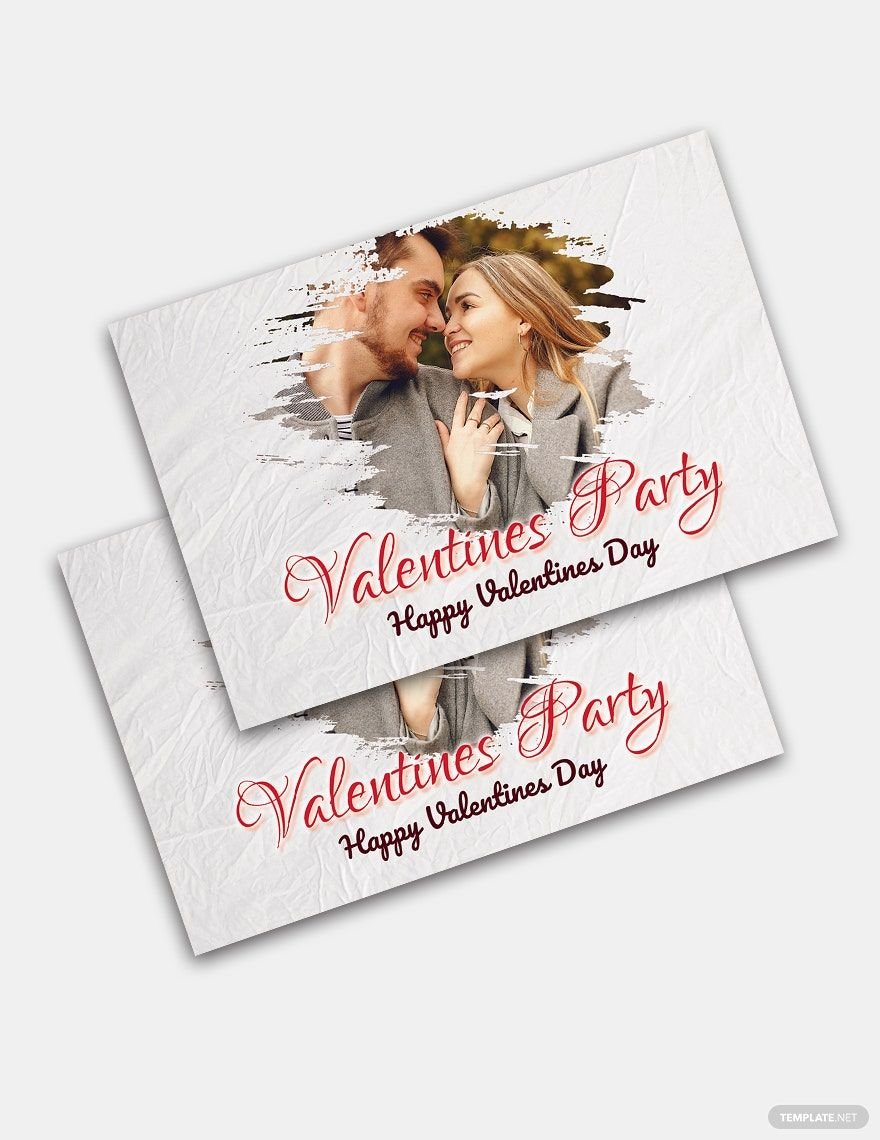 Valentine's Day Greeting Card Template