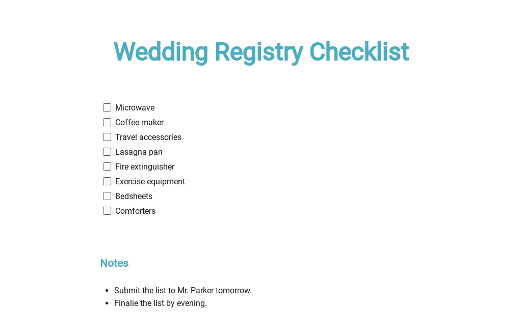 free wedding registry checklist template google docs word apple pages pdf template net