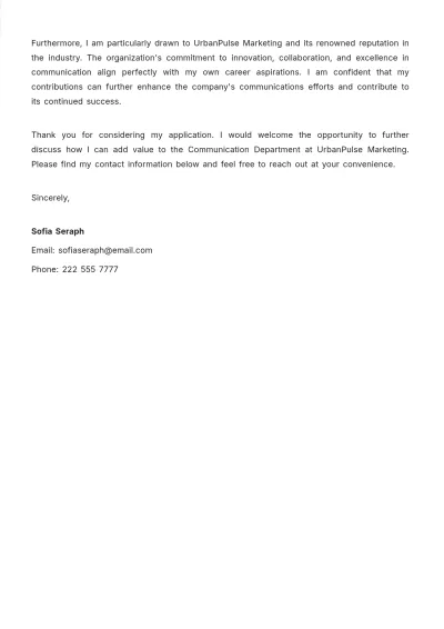 Free Job Promotion Letter Of Interest Template to Edit Online