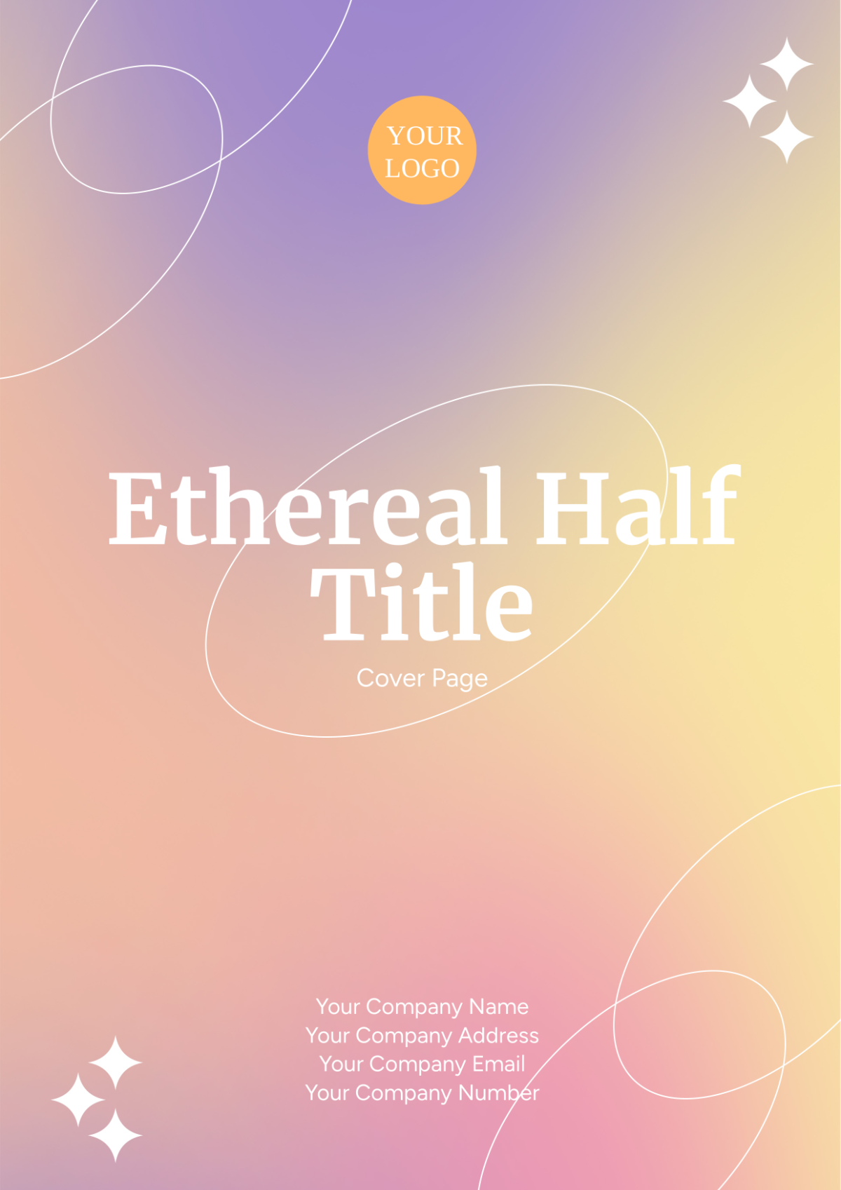 Ethereal Half Title Cover Page