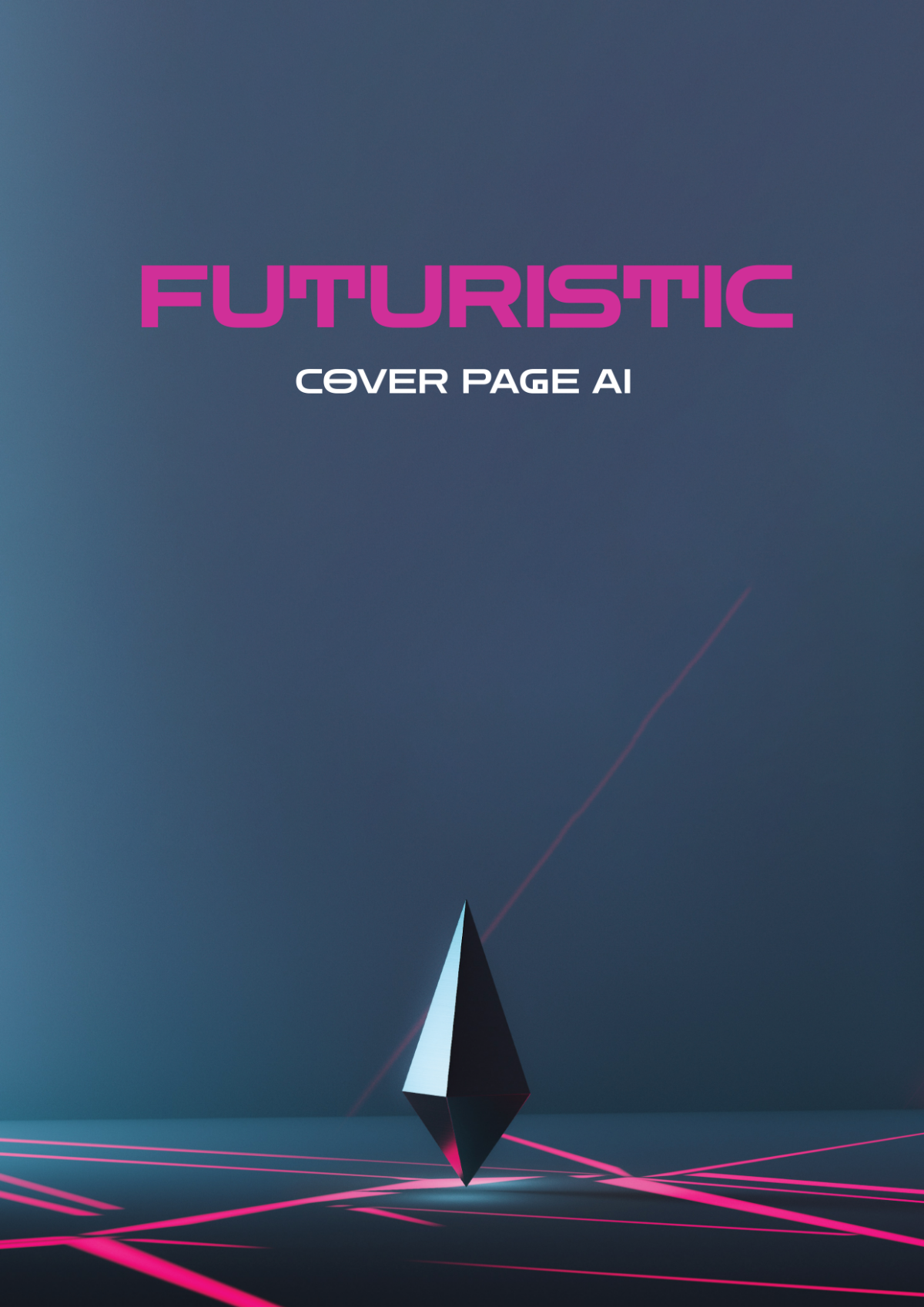 Futuristic Cover Page AI Template