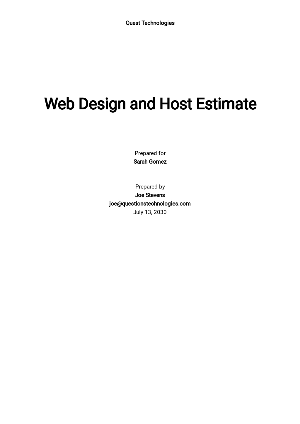 Painting Estimate Sheet Template