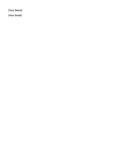 Free Professional Requisition Letter Template to Edit Online