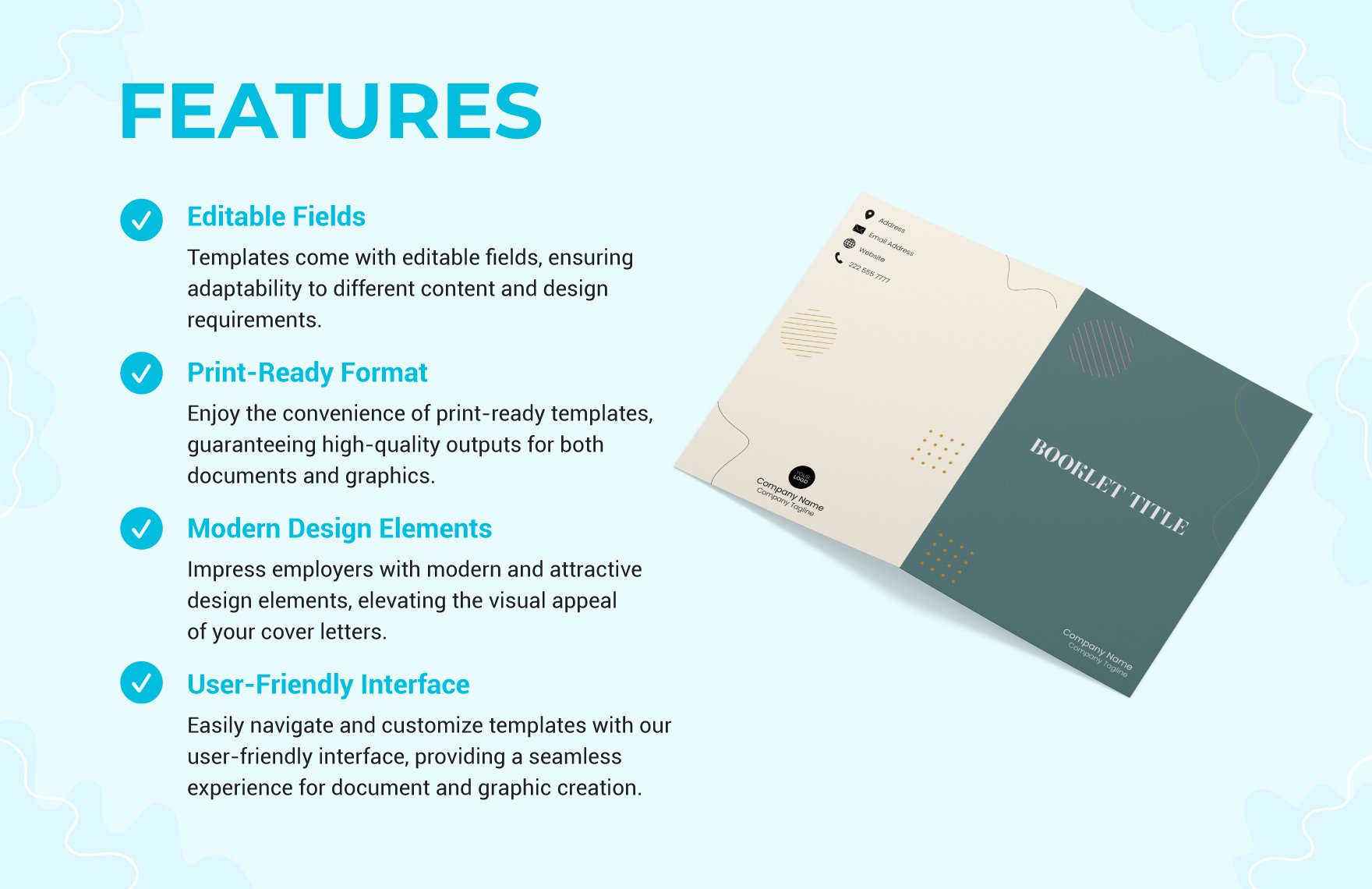 Blank Booklet Template