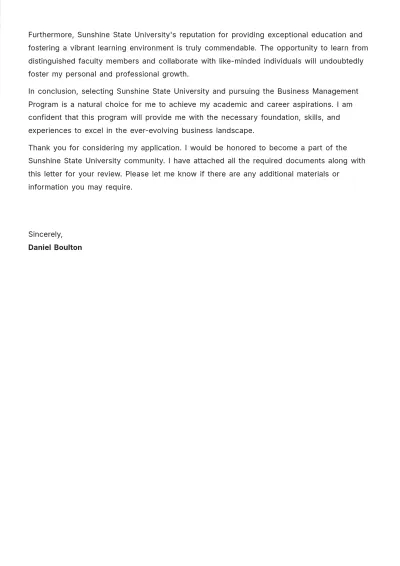 Free Statement Letter for College Template to Edit Online
