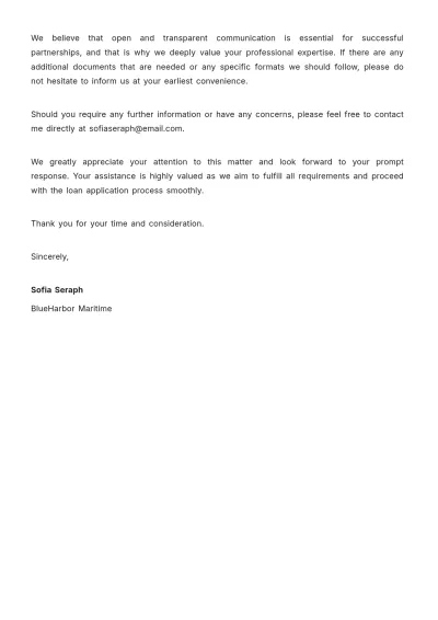 Free Dear Neighbor Loan Officer Letter Template to Edit Online