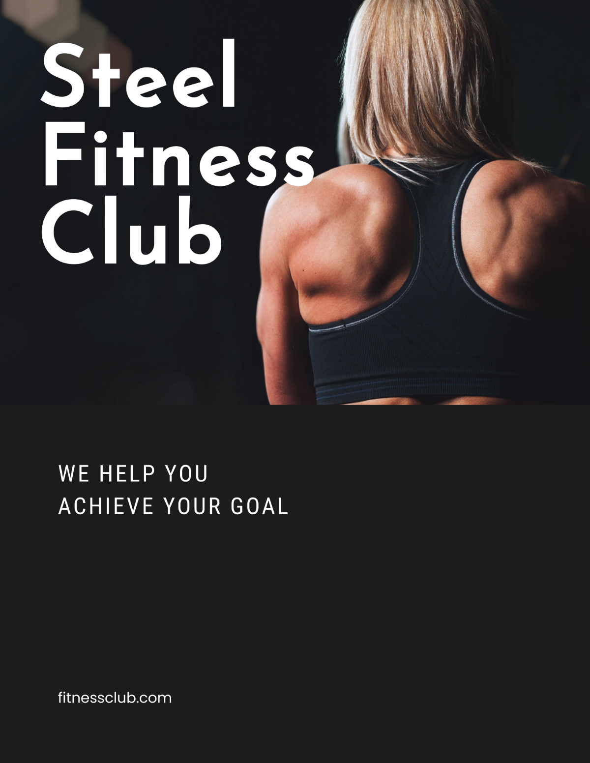 Fitness Club Flyer Template