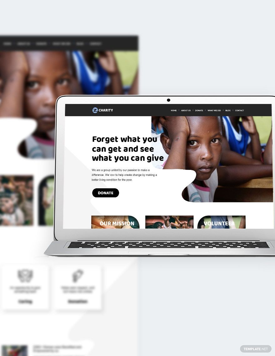 Charity Bootstrap Landing Page Template