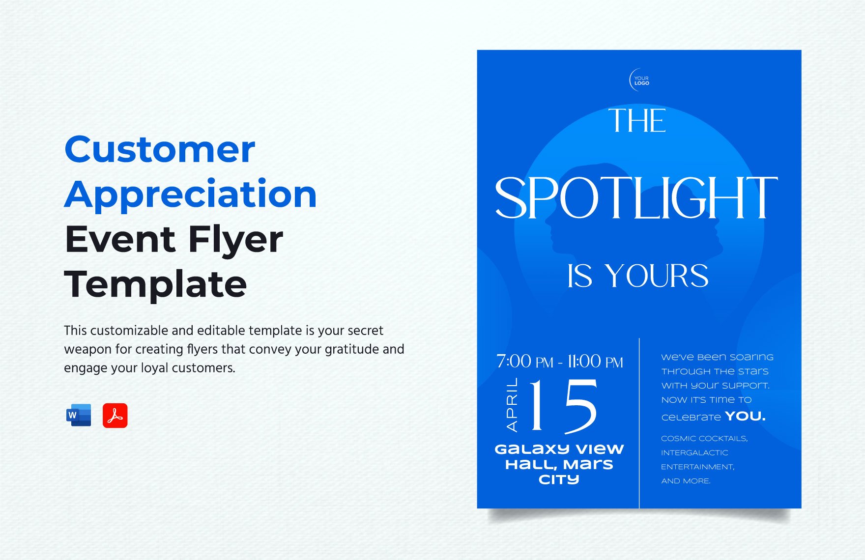 Customer Appreciation Event Flyer Template