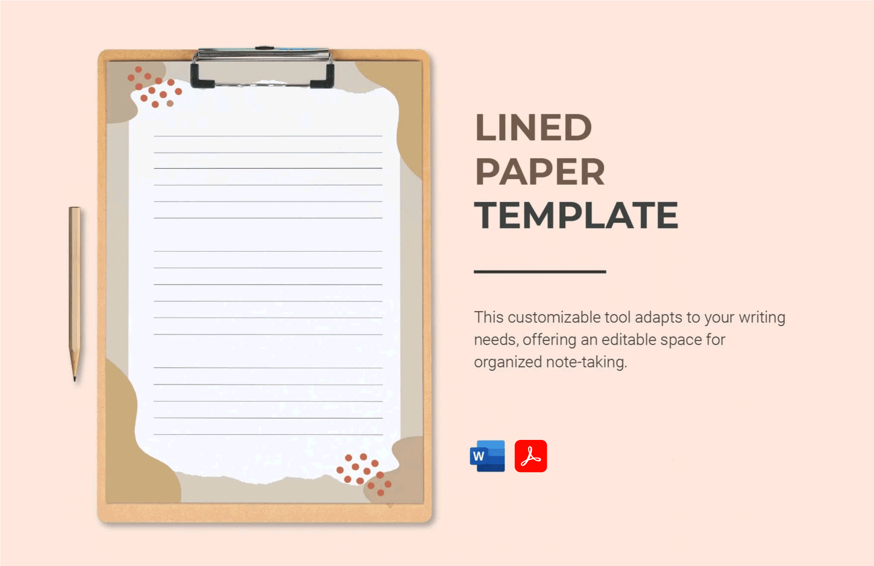 Free Lined Paper Template