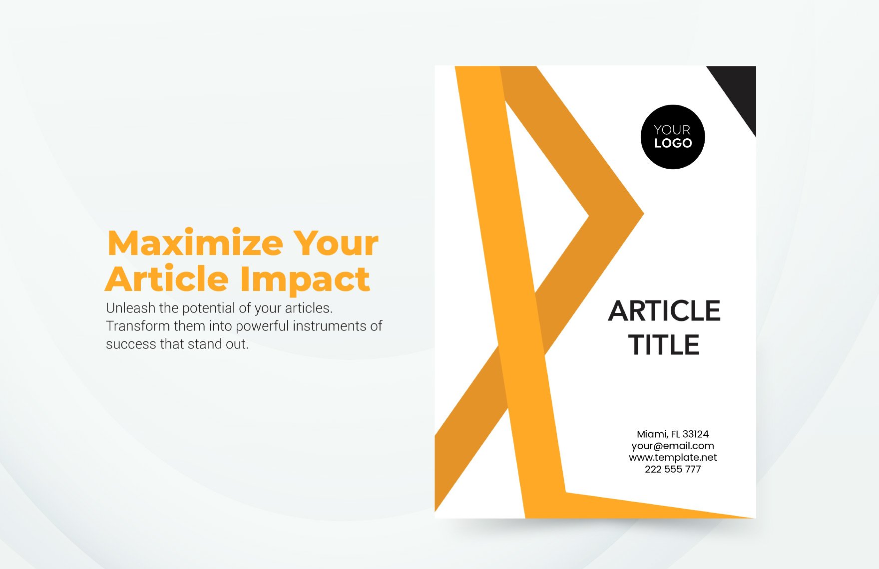 Article Cover Template